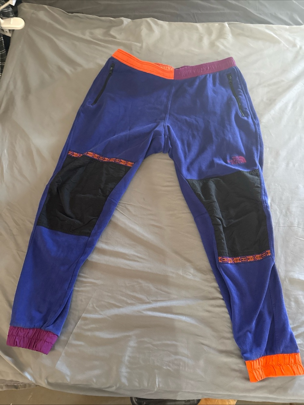 The North Face Rage Purple Fleece Joggers with Black Panels